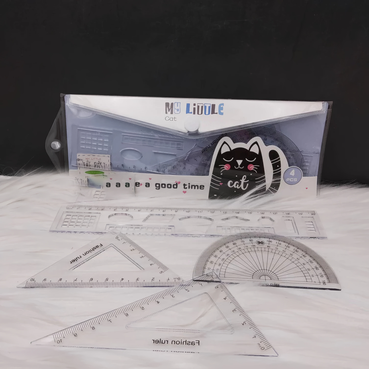 

Penggaris Plastik 20CM SET ISI 4 / Penggaris Set / Penggaris / Busur / Penggaris Set / Alat Tulis Sekolah / BZJ-2108