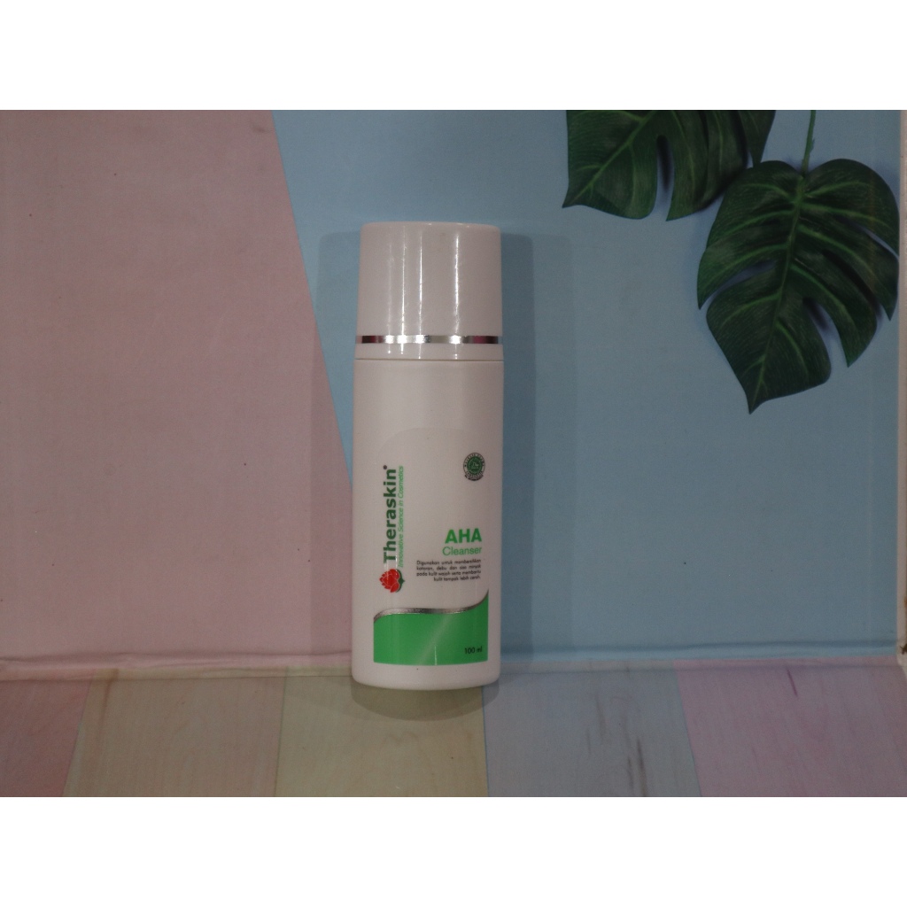 Facial Wash Theraskin AHA Cleanser sabun Untuk Membersihkan Flek pada wajah