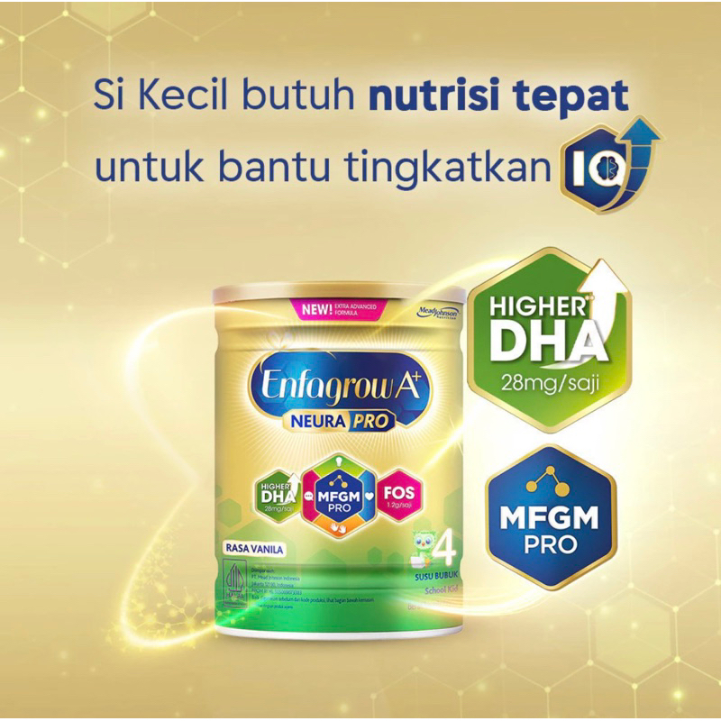 

ENFAGROW A+ 4 SUSU FORMULA ANAK 3-12 TAHUN VANILA 800gr