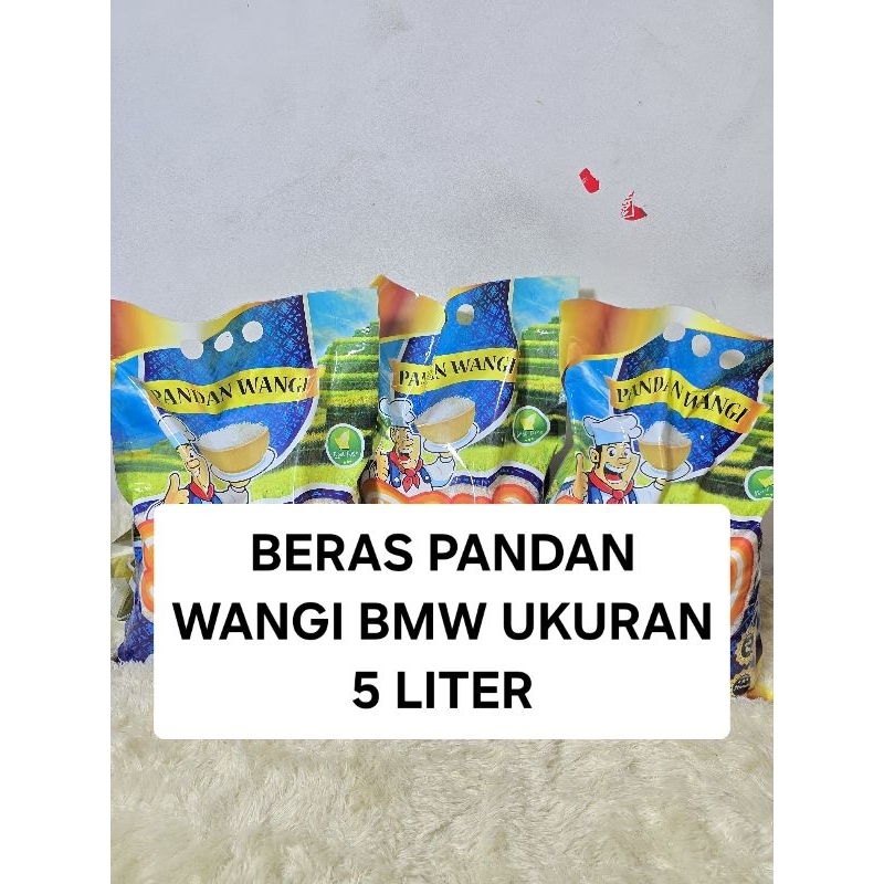 

Promo Murah Meriah!! Beras Pandan Wangi BMW Ukuran 5 Liter