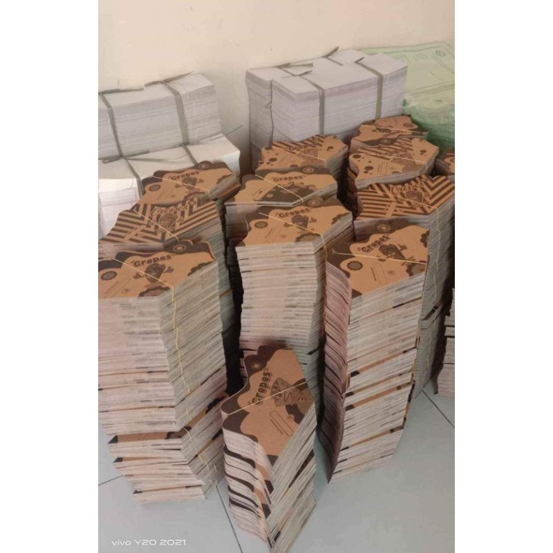 

100pcs kertas crepes/wadah bungkus crepes