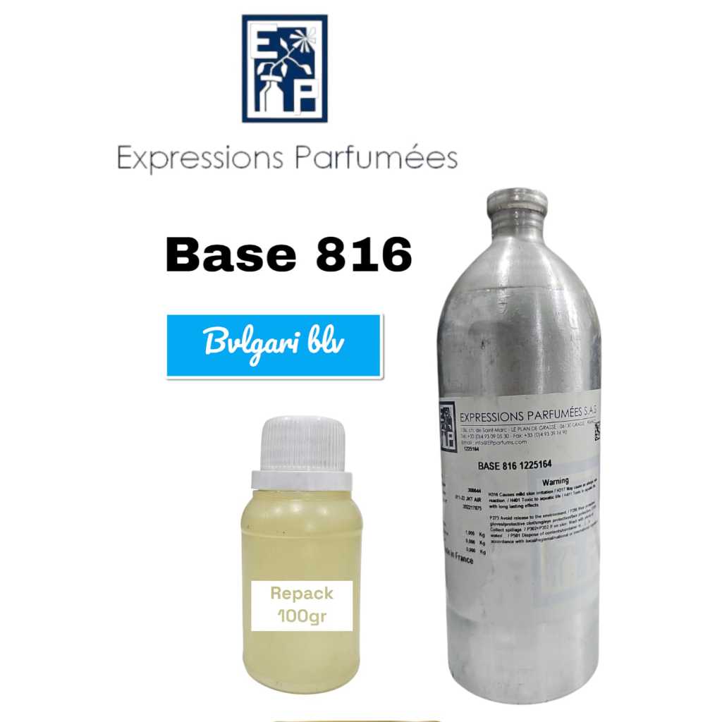 (100 GR) BASE 816 BY EXPRESSION SEARAH BULG BLV MEN / BULG BLUE BIBIT MURNI KEMASAN REPACK
