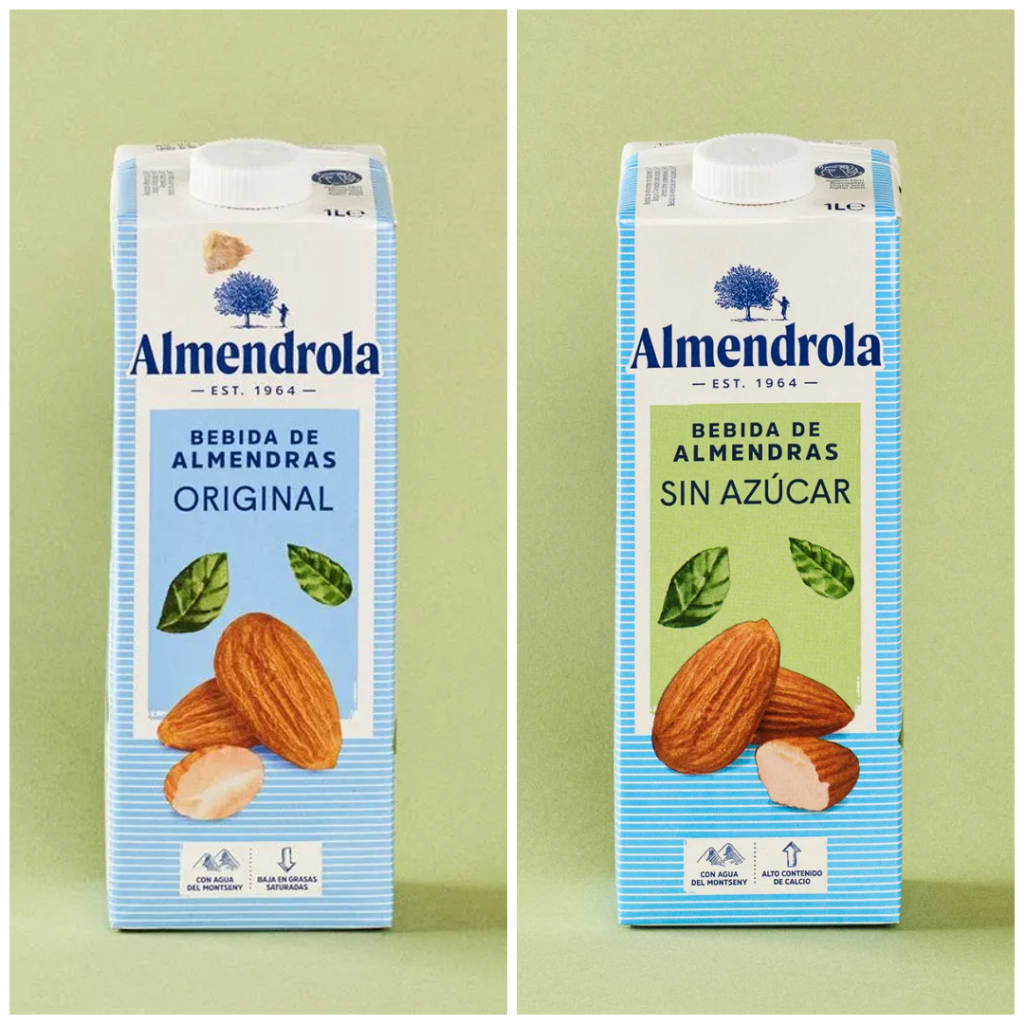 

Almendrola Susu Kacang Almond Varian Kemasan Unsweetened Milk Original Bahan Campuran Minuman Drink