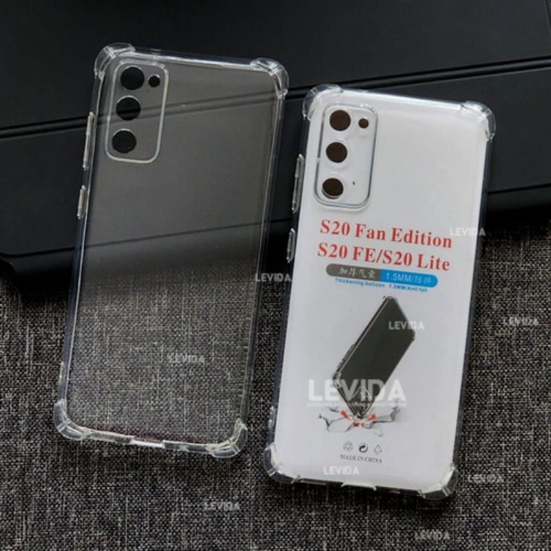 (02) FANCY STYLE CASE FOR SAMSUNG S20 FE - CASE TRANSPARANT ANTI BENTURAN / CLEAR SHOCK PROOF CASE