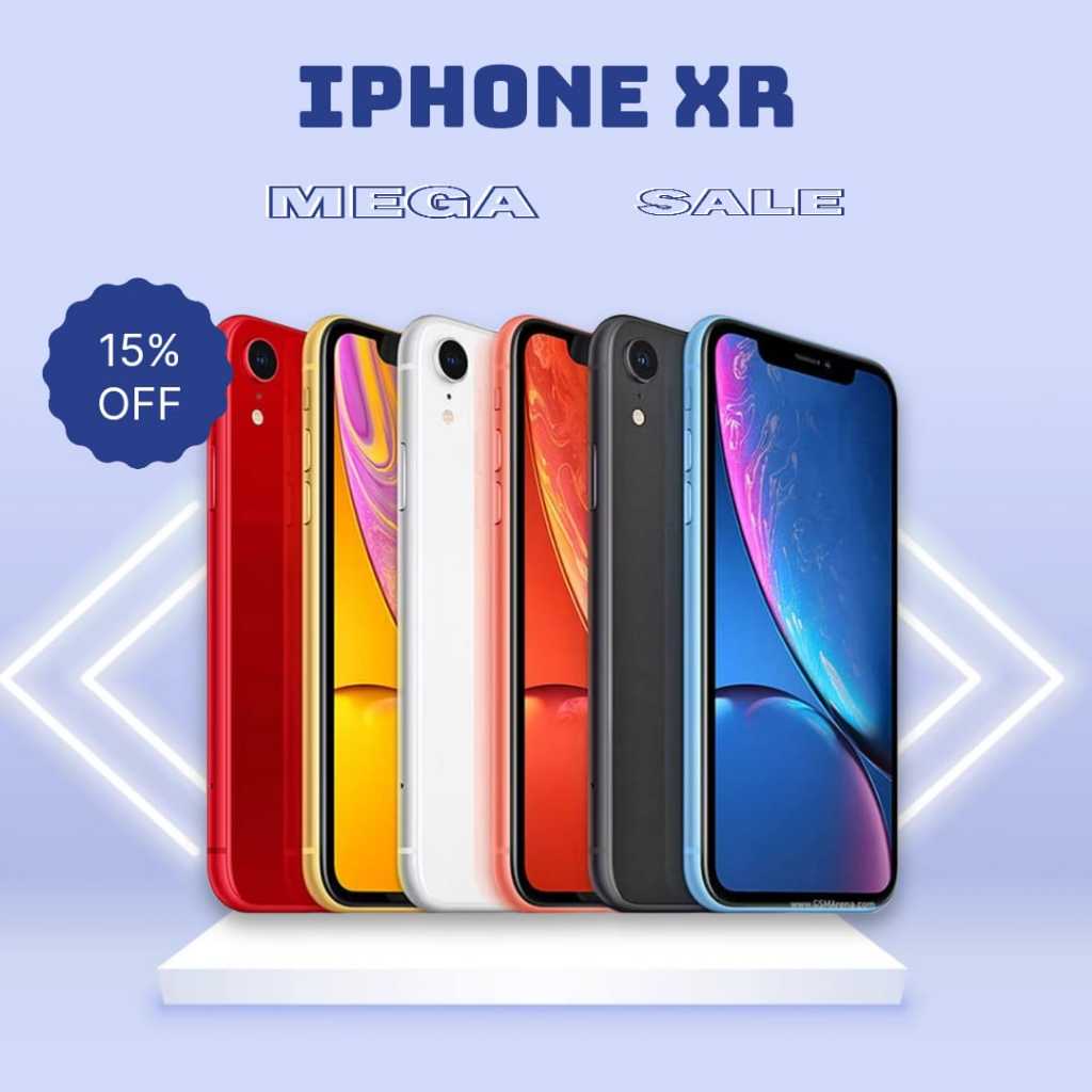 HP IPHONE XR RAM 64 GB HP MURAH TERBARU | HP IPHONE XR RAM 128 GB GARANSI 1 TAHUN HANDPHONE IPHONE X