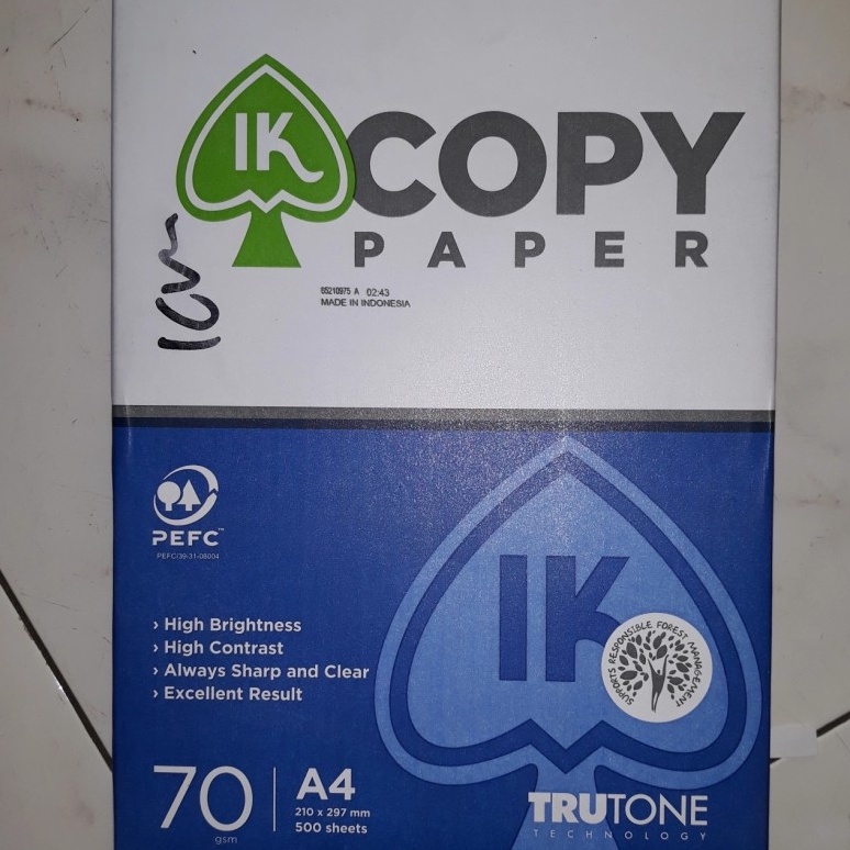

Terbatas Kes HVS A4 7 gr IK copy paper
