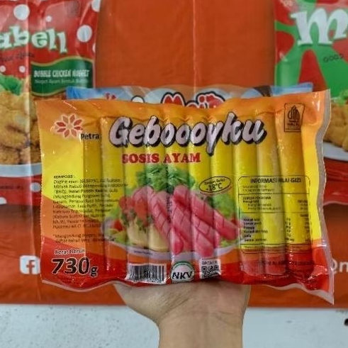 

GEBOOYKU Sosis Ayam Merah 730gr.