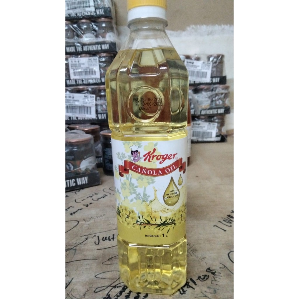 

Canola Oil Kroger / Minyak Canola Kroger - 1 Ltr