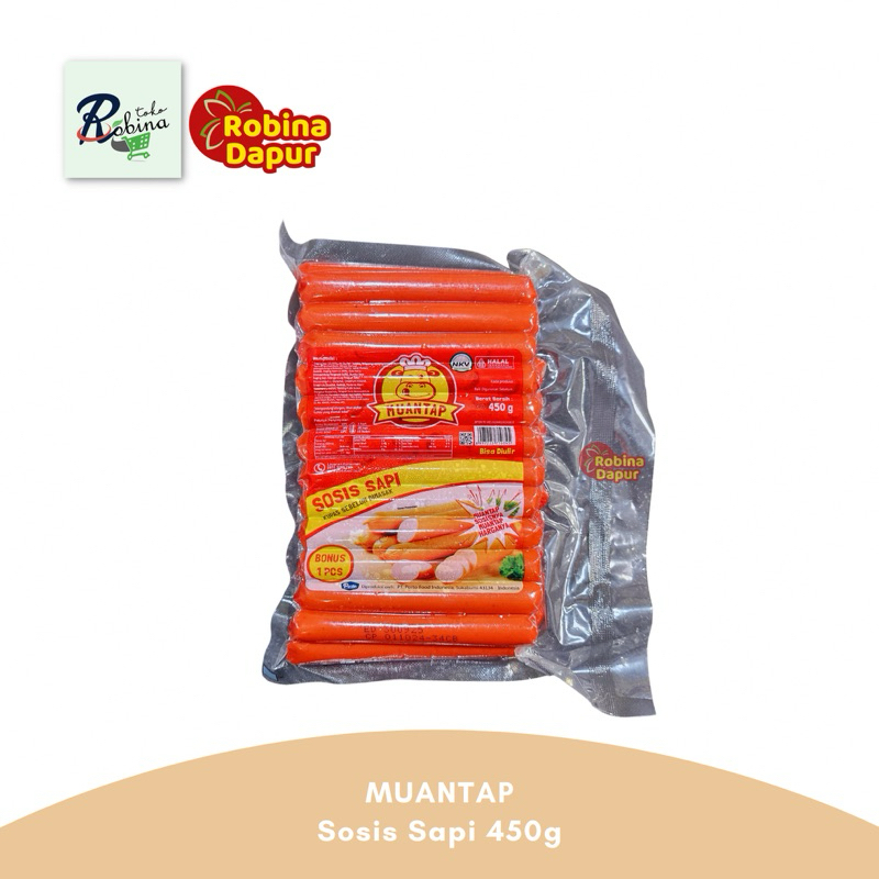 

Muantap Sosis Sapi 450 gr