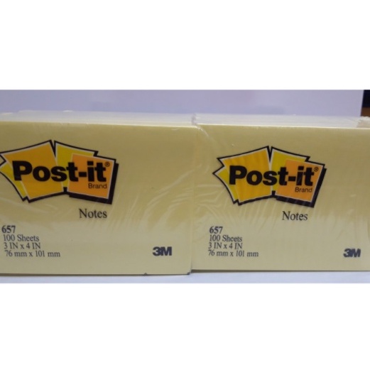 

KP8 3M post it Sticky Notes 657 yellow notes 3x4
