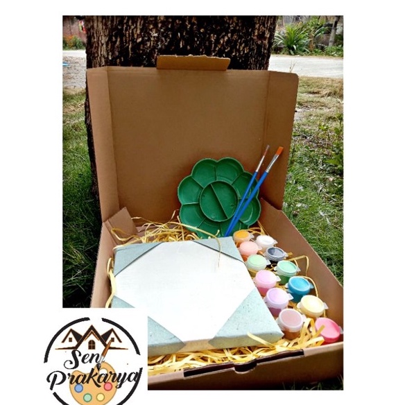 

Pasti Baru painting kit paket lukis gambar kanvas 22