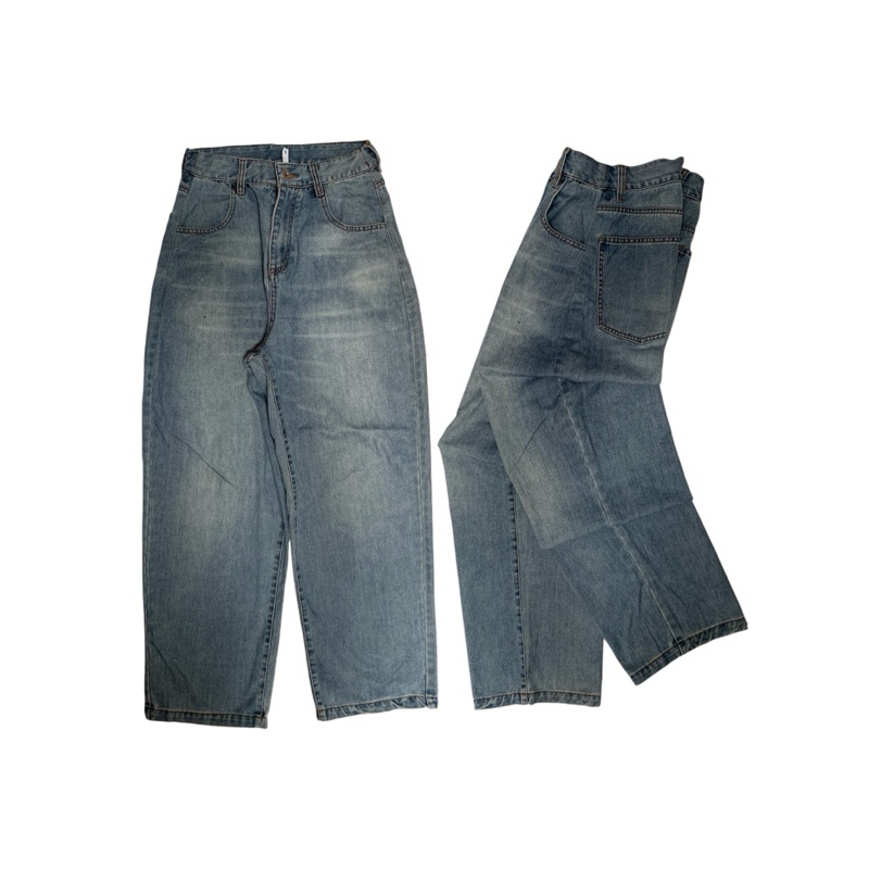 BLUE WASHED PANTS || Twosun
