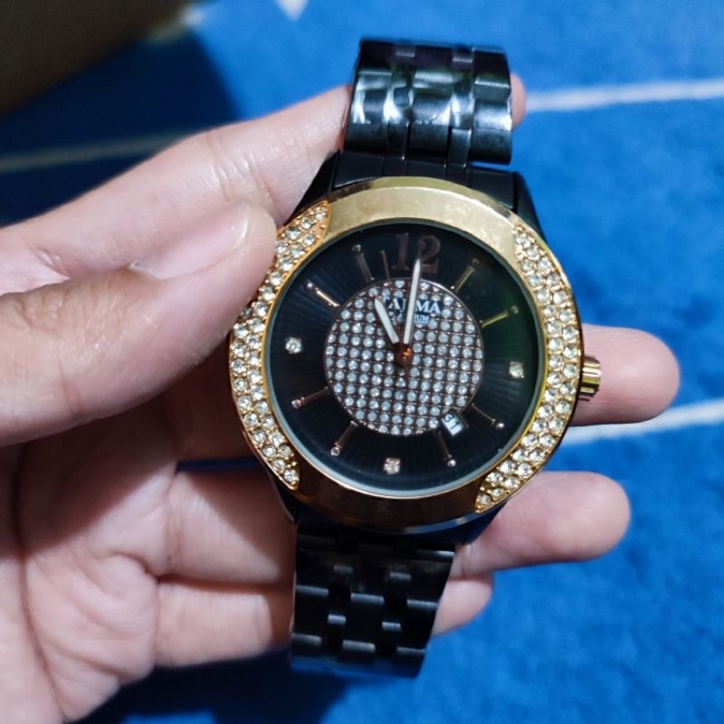 Jam Tangan Analog Wanita Tajima Variasi Manik-Manik
