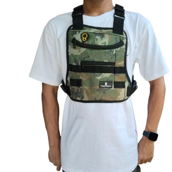 Tas Dada tactical army multifungsi tas bergaya rompi militer tas armor loreng tas gaya anti peluru