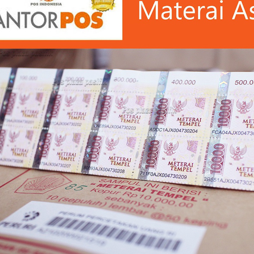 

Hemat JUAL MATERAI POS 1 ISI 2 PCS 224