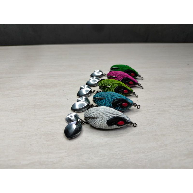 SOFTFROG 3D 3.5 CM DOUBLE BLADE TENGGELAM ASIS LURE