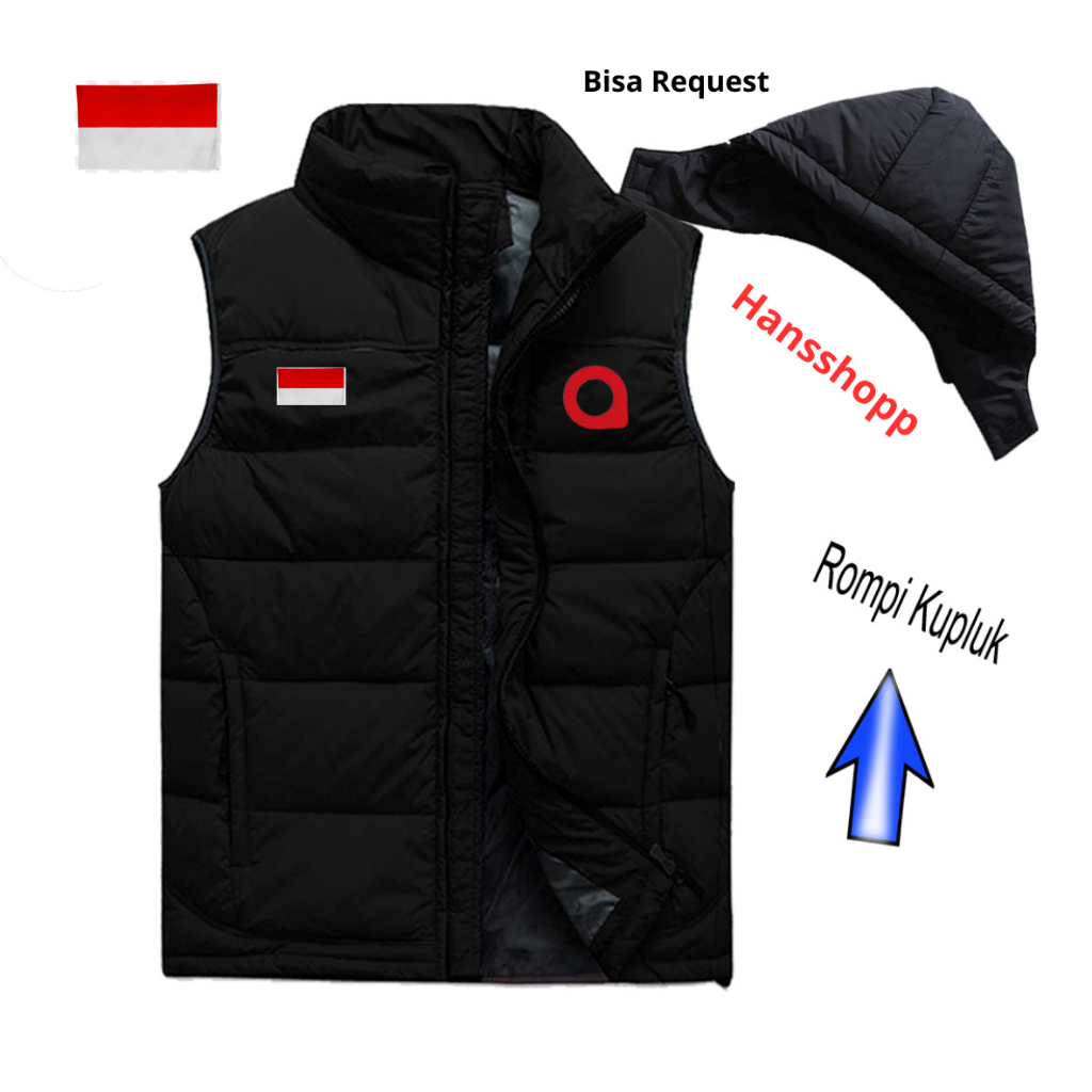 Bisa COD  Rompi Maxim Kupluk ( Transportasi Online ) Terbaru - Jaket Rompi Pria Maxim Waterproof, Ro