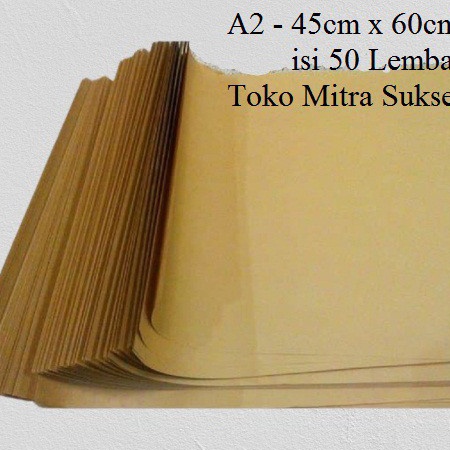 

Terbatas 5 Lembar Kes Samson Kraft 8gram A2 45cm x 6cm