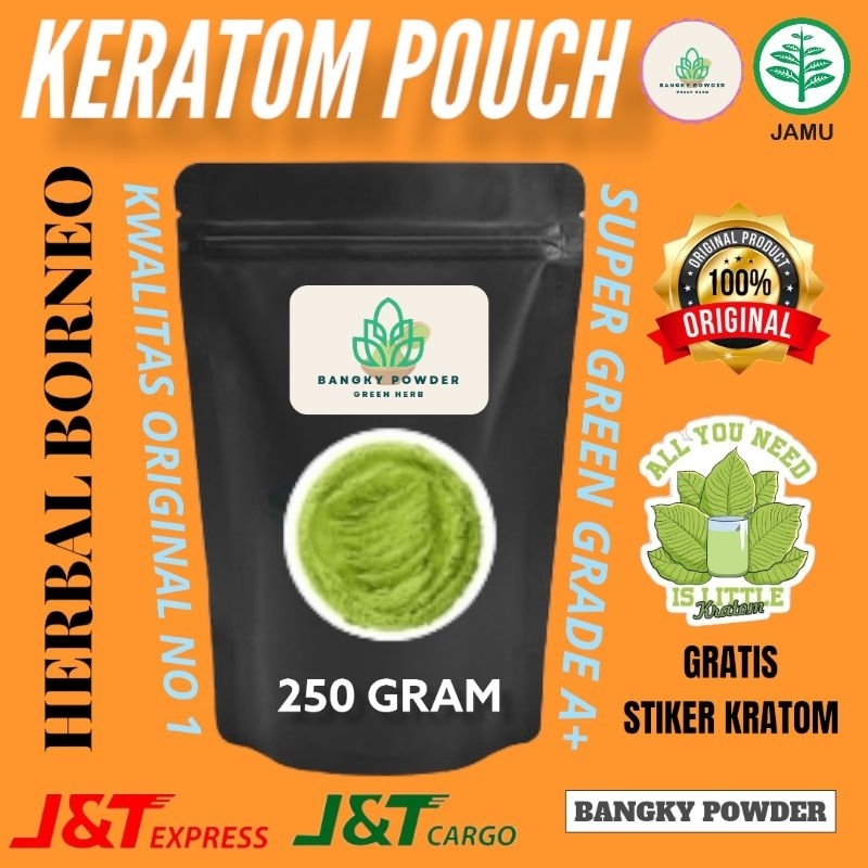

BANGKY POWDER BUBUK HIJAU PURLI BUBUK DAUN PURLIK NANO S+ KRATON 250GR ASLI BORNEO KALIMANTAN