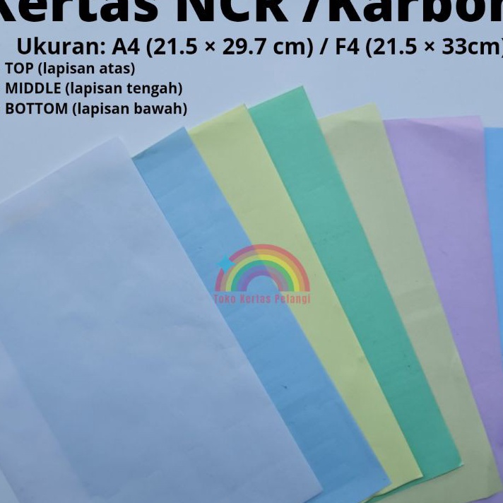 

FG2 kes NCRkarbonnota isi pcs 1rim ukuran A4F4