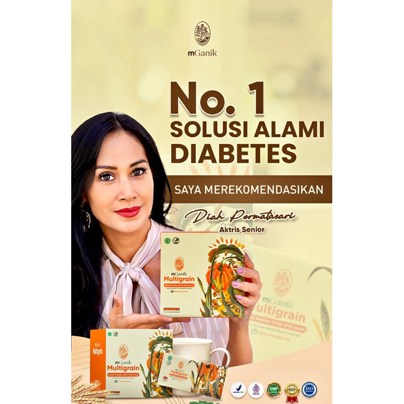 

mGanik Multigrain, Superfood Diabetes, Rasa Labu Kuning 500gr + SHAKER