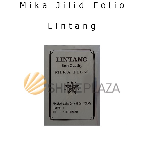 

FG2 Plastik Mika Jilid Bening Folio Kes Mika Tipis