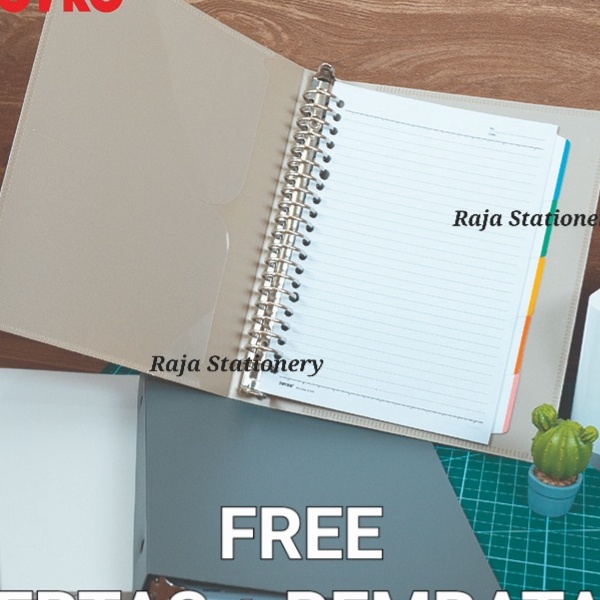 

Ekstra Joyko Binder Note A5 Buku Binder A5 Kes Buku Tulis Catatan Notebook Kuliah Sekolah