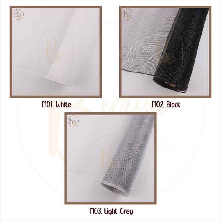 

Penjualan Ekonomis Kertas Jaring Buket Bunga 1 Roll Korean Jaring Roll Mesh Tile Polynet Flower Wrapping Paper Pembungkus Buket Bunga M