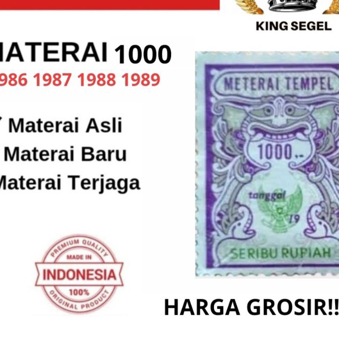 

KI3 Materai 1 Tahun 1986 1987 1988 1989