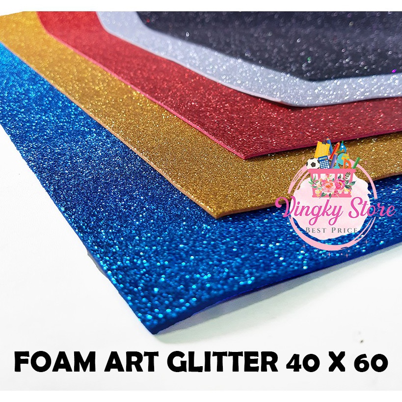 

BELI Foam Art Glitter 4 x 6 18mm Pilih 1 warna
