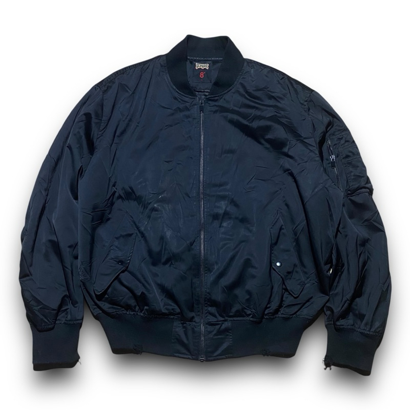 G-Dragon x 8Second Black Bomber Destroyed jacket