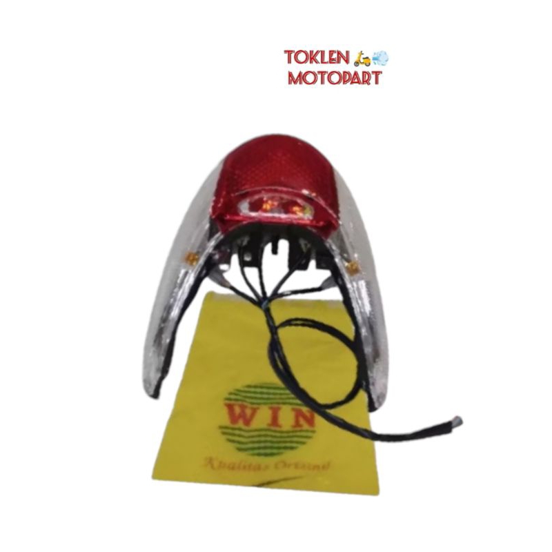 STOP LAMP ASSY/ LAMPU BELAKANG KOMPLIT VARIO 110 KARBU, VARIO KARBU WIN