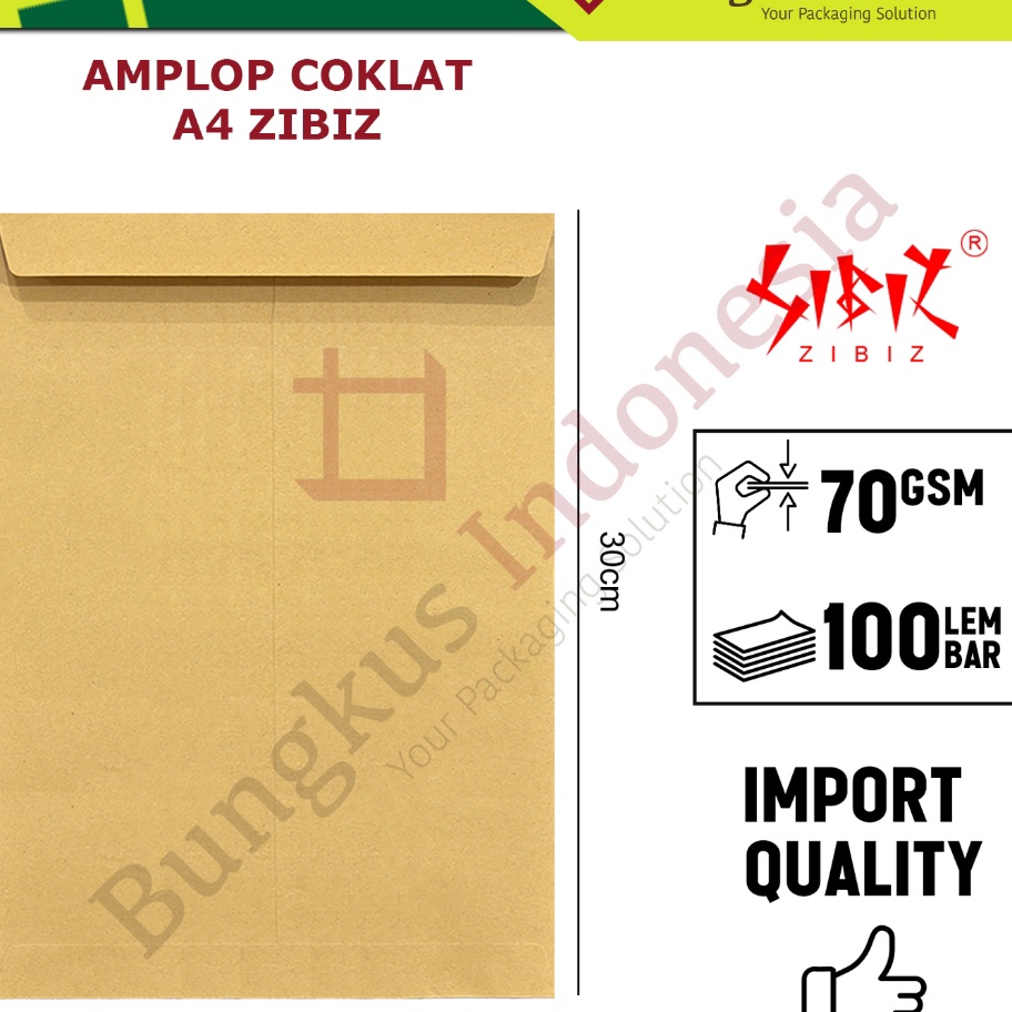 

Bonuskan Amplop Coklat A4 Zibiz Amplop ukuran A4
