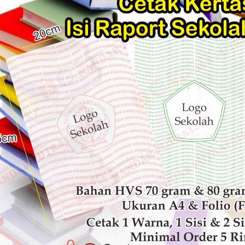 

Premium Custom Cetak Kes Raport K13Kes isi Raport Sekolah