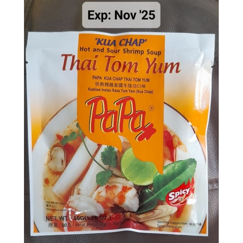 

STOK TERAKHIR!! PAPA KUAH CHAP THAI TOM YUM
