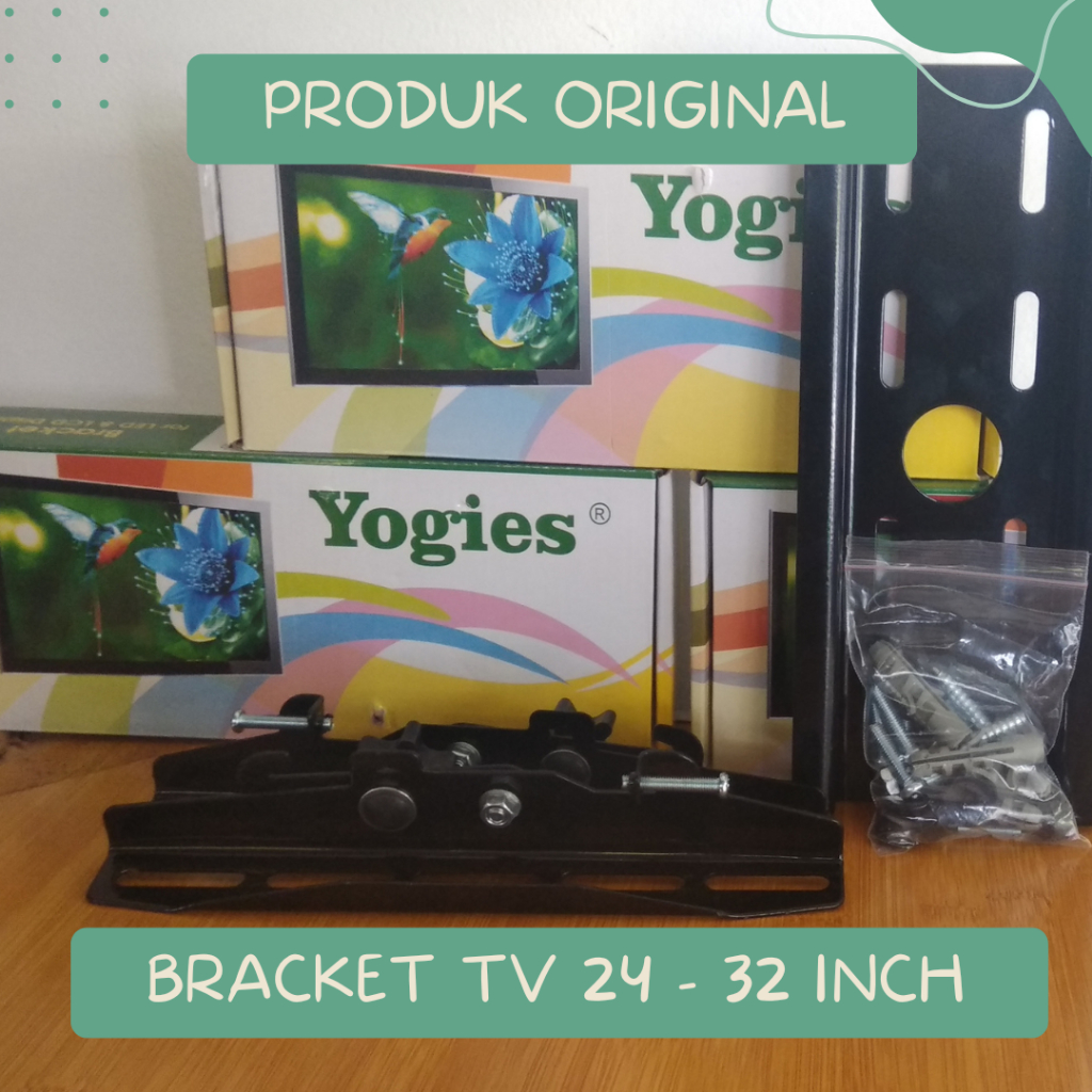 Bracket TV 10 - 32 Inch - Bracket TV Universal - Bracket TV Samsung - Bracket TV Vesa 20 CM X 20 CM