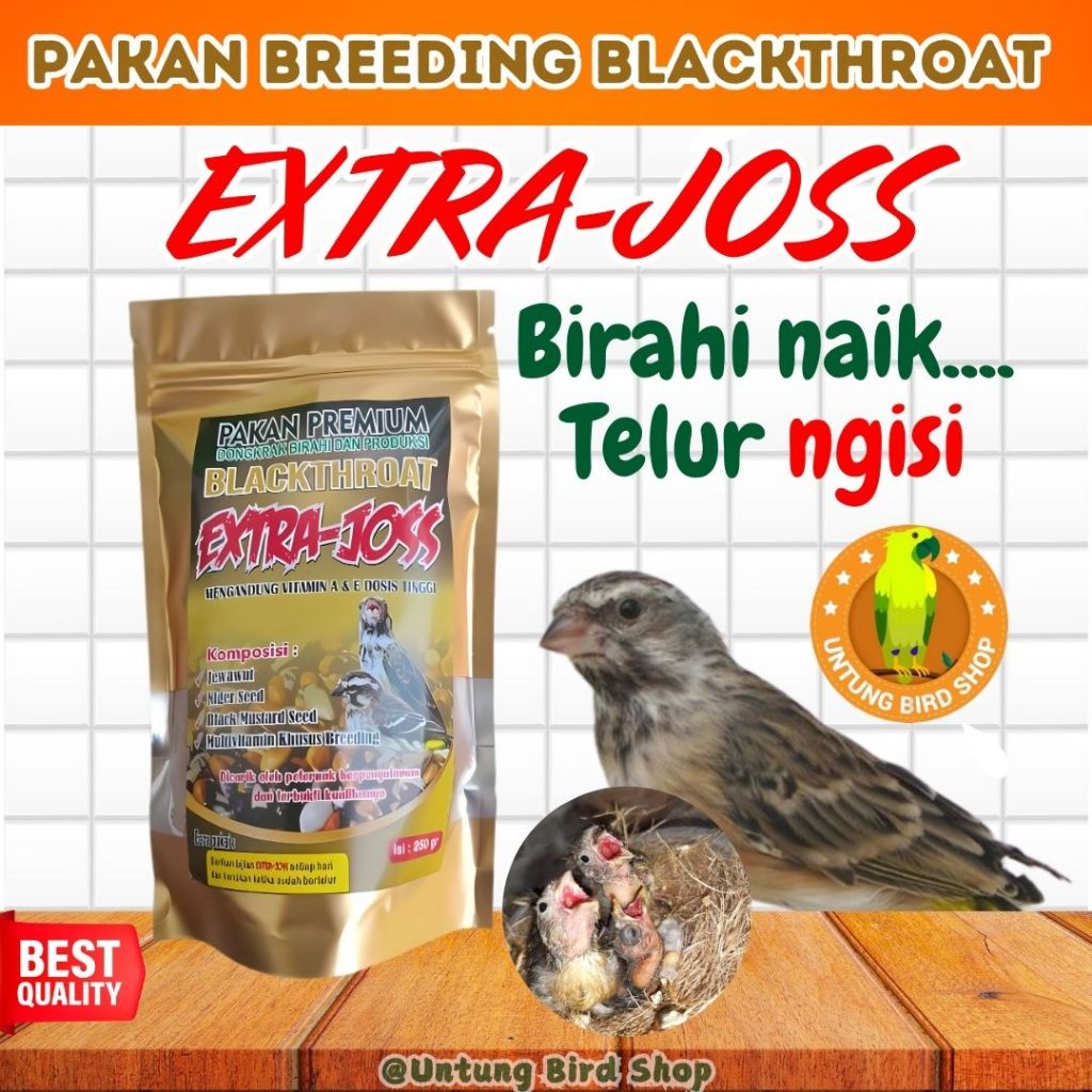 Pakan Ternak Blackthroat. Pakan Breeding Blackthroat. Pakan Premium. Pakan Extra Joss Blackthroat.