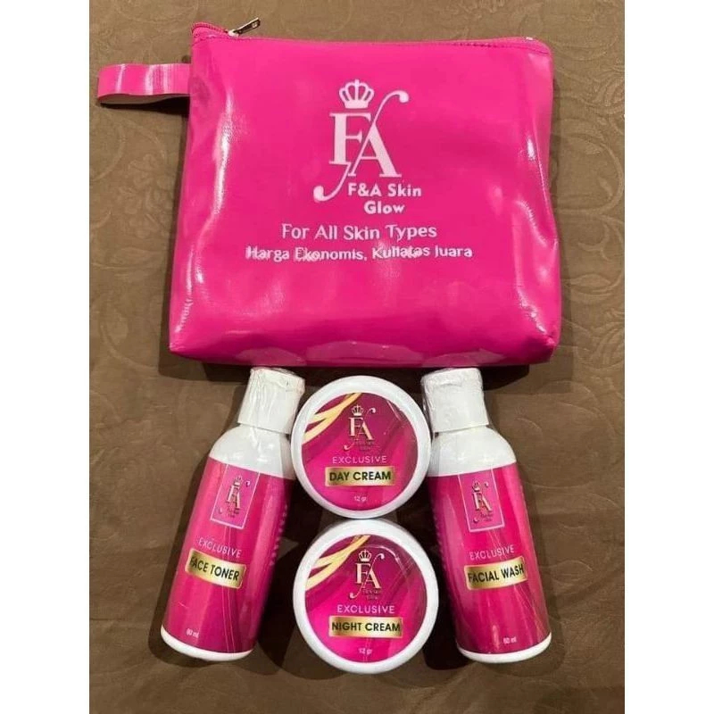 F&A Skin Glow Paket Wajah Lengkap FA Glow Skincare FA GLOW / FA SKIN GLOW / F&A GLOW / CREAM FA GLOW