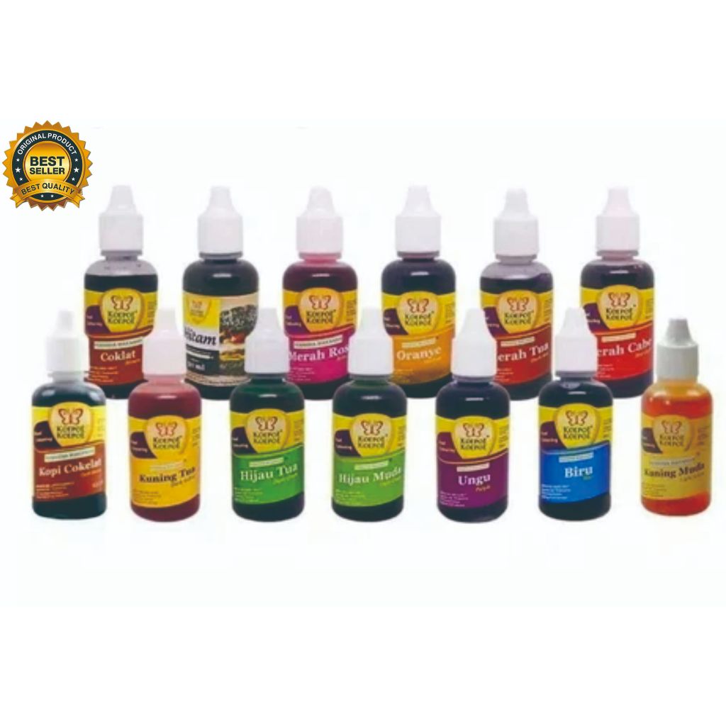 

PEWARNA KOEPOE KOEPOE 30ML / PEWARNA MAKANAN KOEPOE KOEPOE 30ML / PASTA KOEPOE KOEPOE 30ML