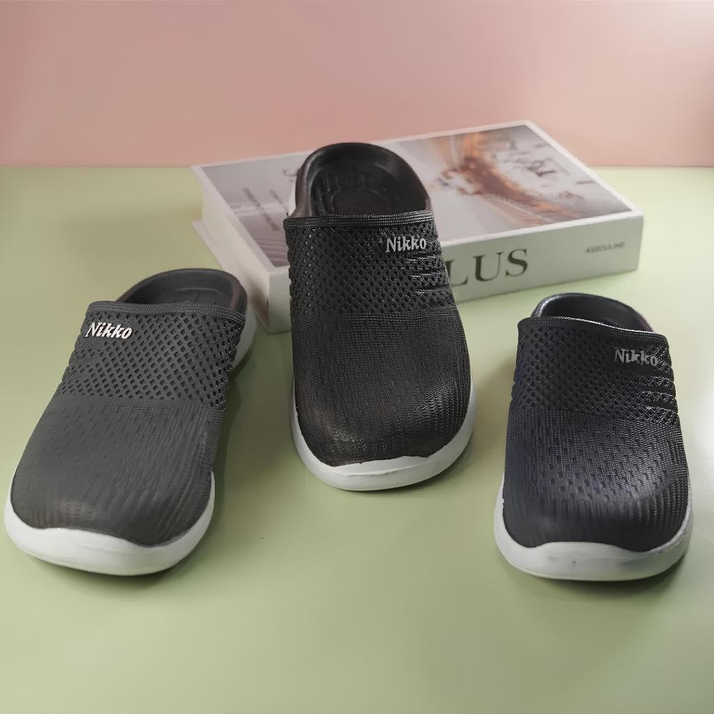 Nikko Sandal Selop Anti Air Anti Slip Sandal Pria Dewasa Sandal Model Bakpao