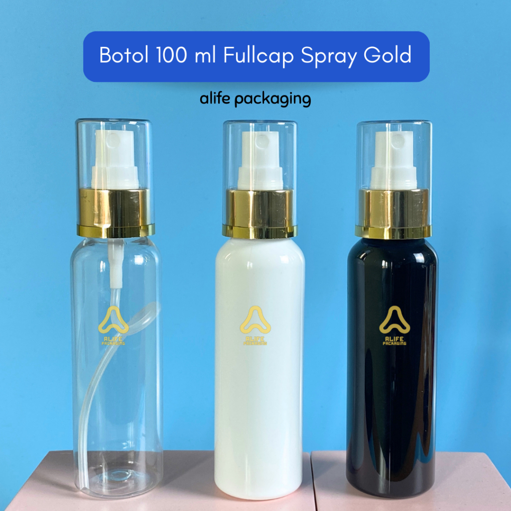 Botol Spray Fullcap 100 ml | Botol Spray Gold 100 ml BR