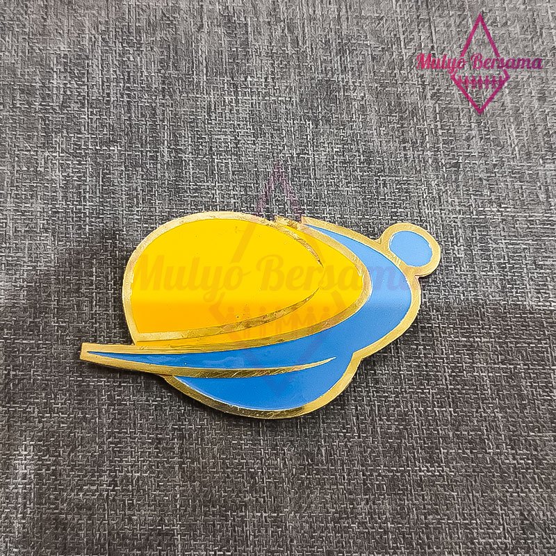Pin Bros Logo BUMN Lencana Pin BUMN Logo Lama Magnet - Mulyo Bersama