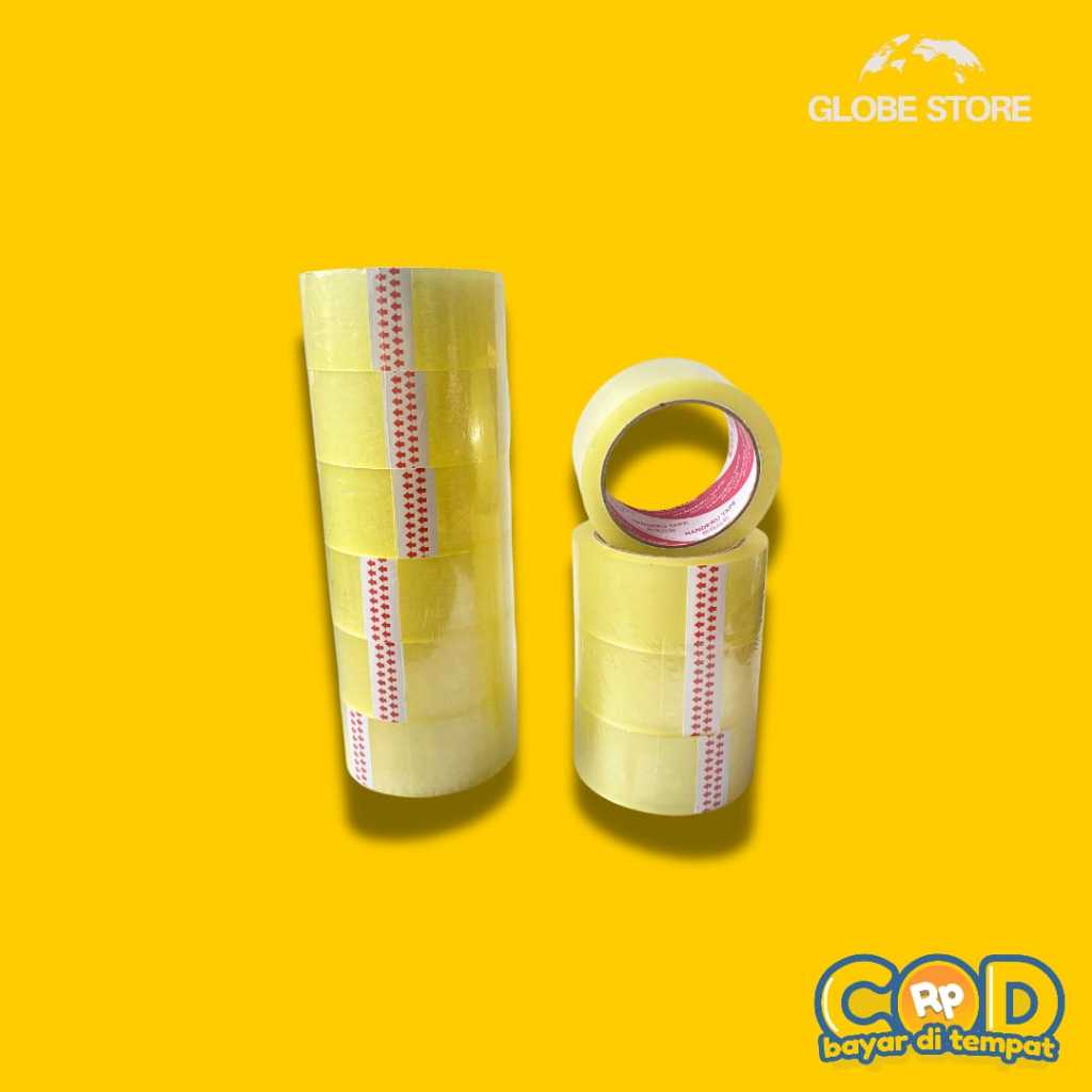 

Lakban Bening 48mm x 90 yard (2 INCH X 90 yard)