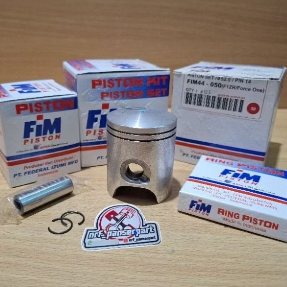 PISTON KIT SEHER SET RING YAMAHA F1ZR F1 FORCE 1 F1Z R OVER SIZE/OS STANDAR 25/50/75/100/125/150/175