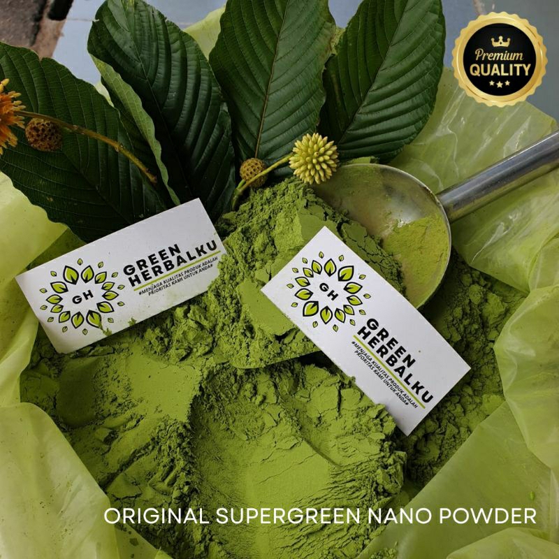 

[1KG GRATIS 130GRAM] Bubuk Nano Super Hijau GreenHerbalku Bubuk Hijau Asli Kalimantan
