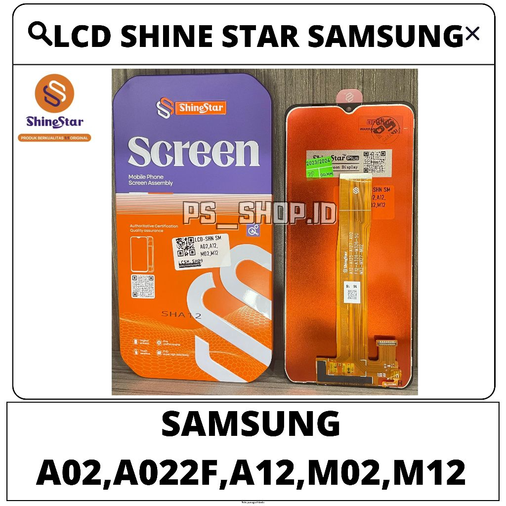 LCD SAMSUNG A02 / SAMSUNG A022F / A12 / A04S / M02 / SAMSUNG M12 / A125F / SAMSUNG A127F / SAMSUNG A
