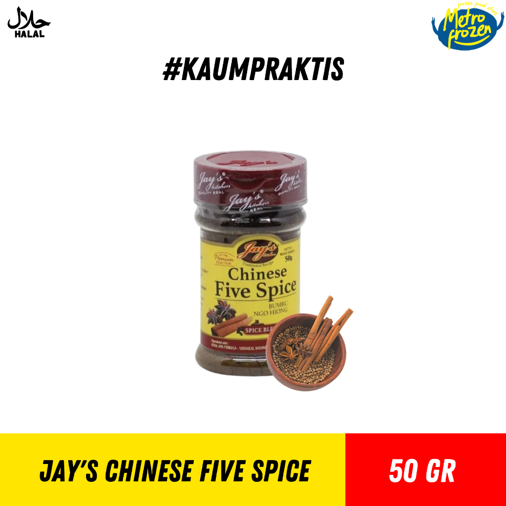 

JAY'S Chinese Five Spice 50gr (Bumbu Ngo Hiong)