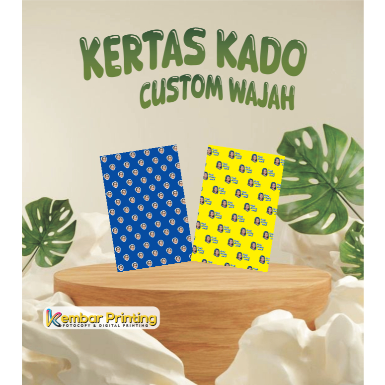 

KERTAS KADO CUSTOM WAJAH MUKA | PEMBUNGKUS KADO CUSTOM TERMURAH