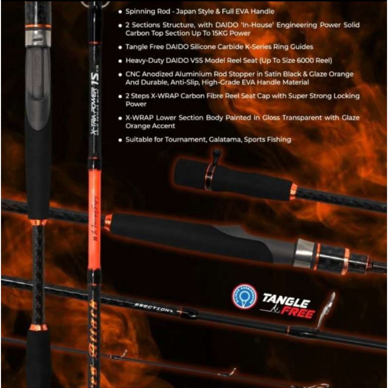 Joran Daido Ares Full Busa 180Cm