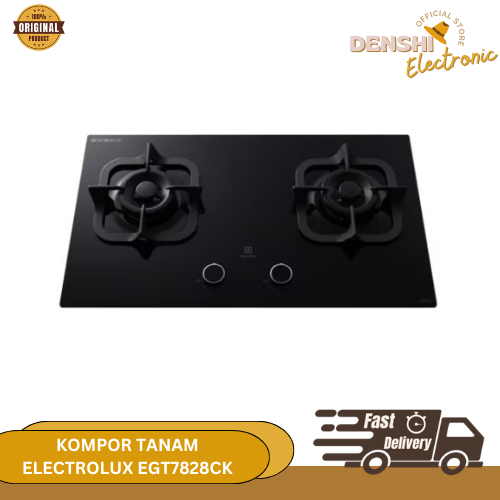 ELECTROLUX KOMPOR TANAM 2 TUNGKU EGT7828CK GAS HOB POTENZA